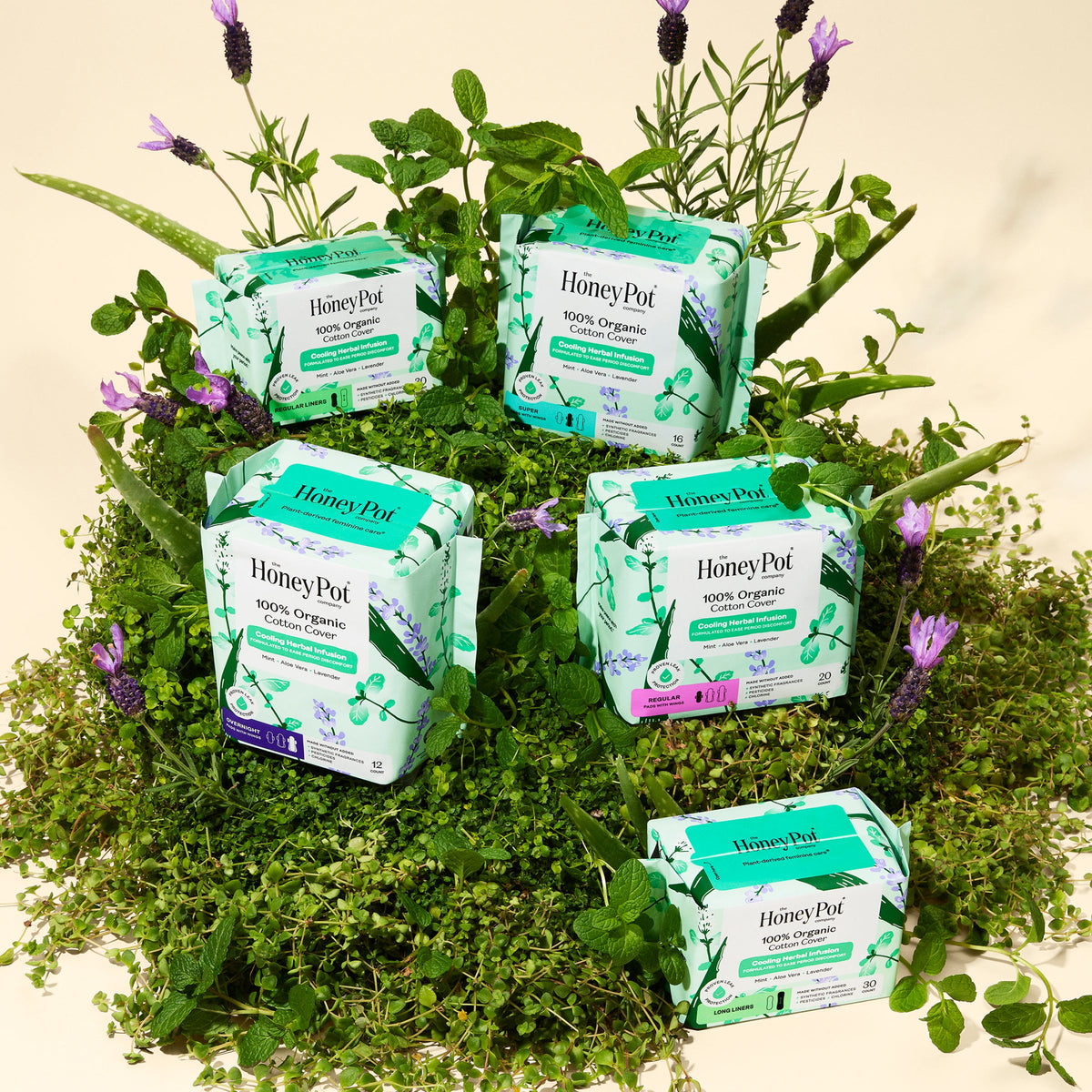Organic Cotton Cooling Herbal Infusion Long Liners