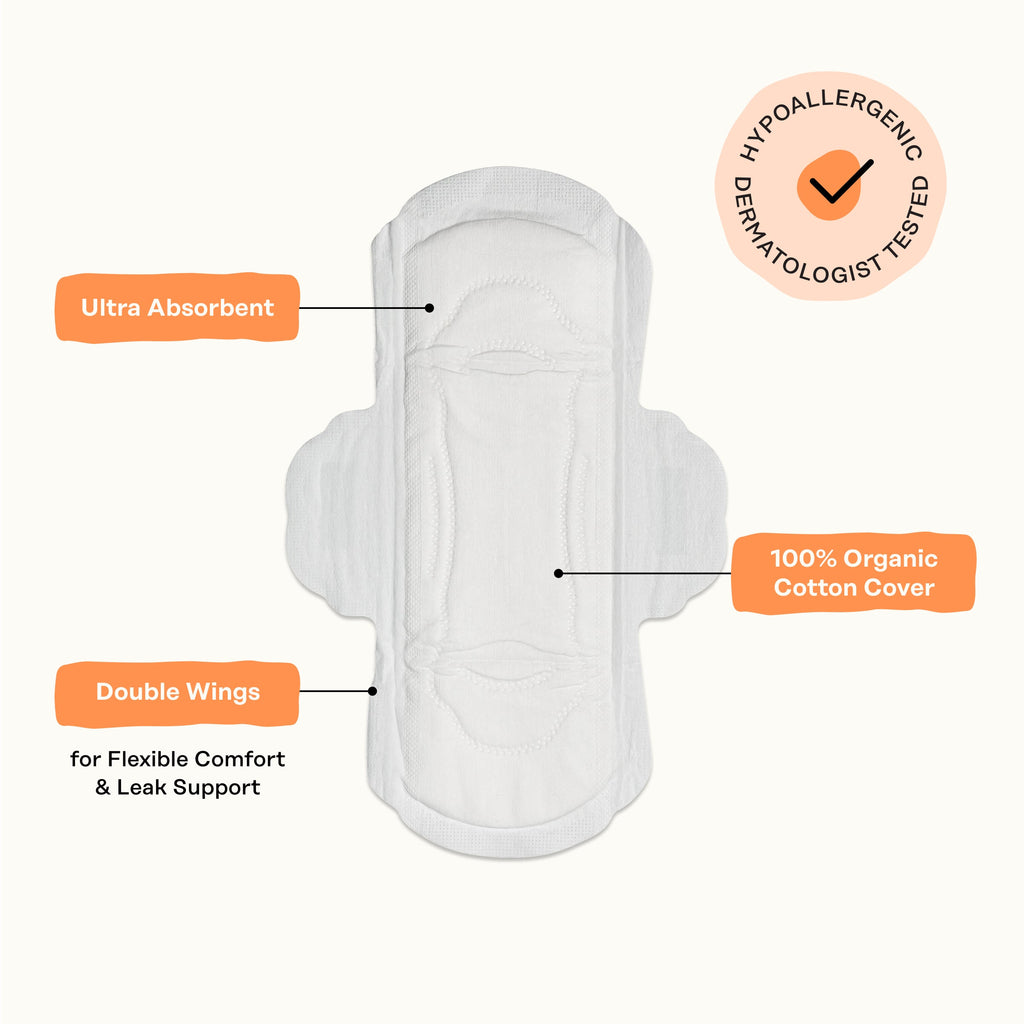 Organic Cotton Comfort Cover Regular Pads