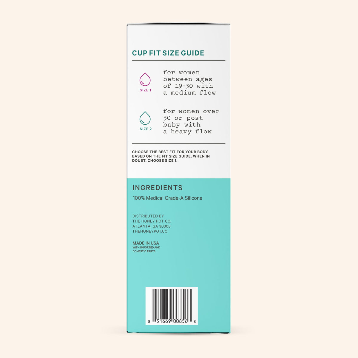 Menstrual Cup, Size 2